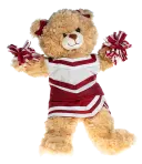 "Maroon & White: Cheer Uniform (16")