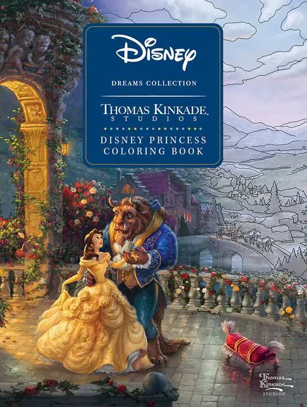 Disney Dreams Collection: Thomas Kinkade Studios Disney Princess Coloring Book (Paperback)