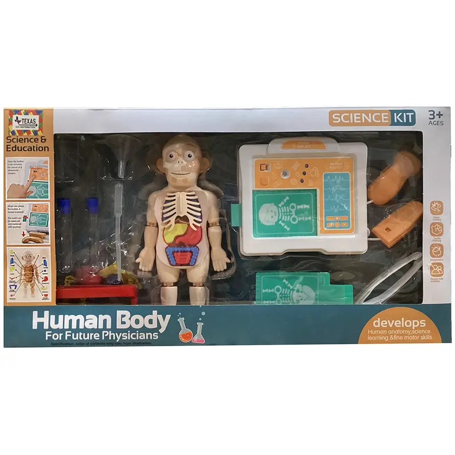 Human Body Science Kit, Anatomy Stem Kit For Kid Doctors