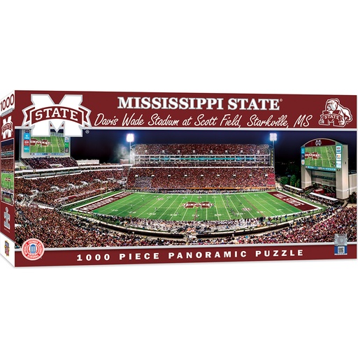 MasterPieces Puzzles - Mississippi State Bulldogs - 1000 Piece Panoramic Puzzle