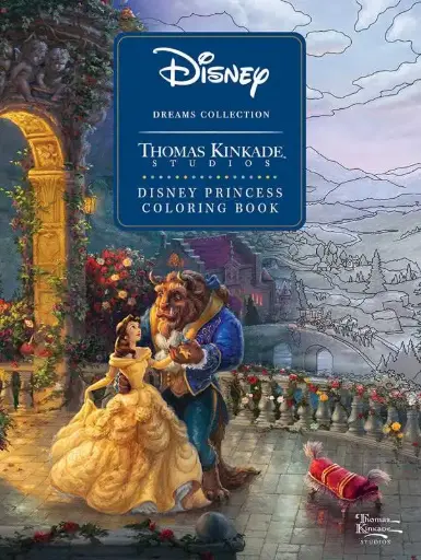 Disney Dreams Collection: Thomas Kinkade Studios Disney Princess Coloring Book (Paperback)