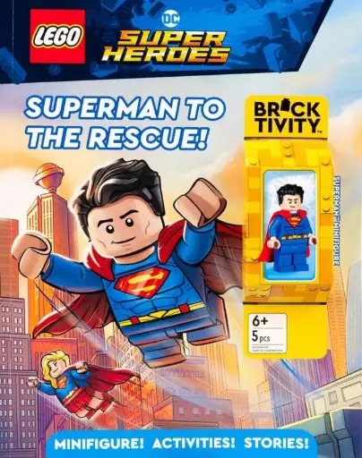 Lego DC Super Heroes: Superman to the Rescue! - (Activity Book with Minifigure) by Ameet Publishing (Paperback)