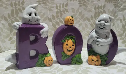 Boo Halloween 3 Piece Ghost Set